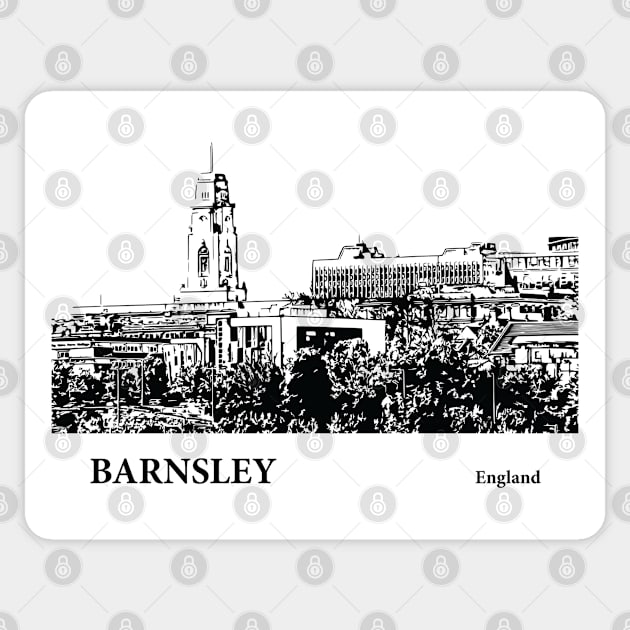 Barnsley England Sticker by Lakeric